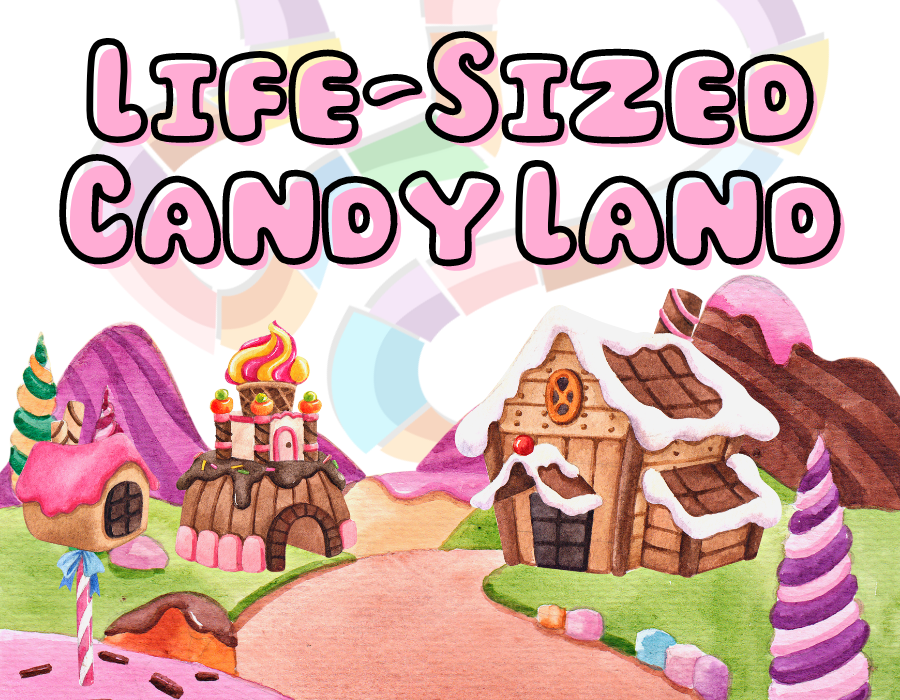 life-sized candy land