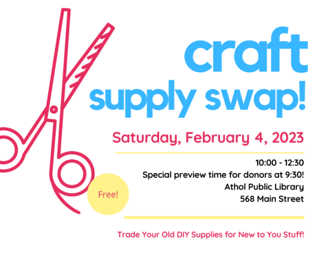 craft swap poster