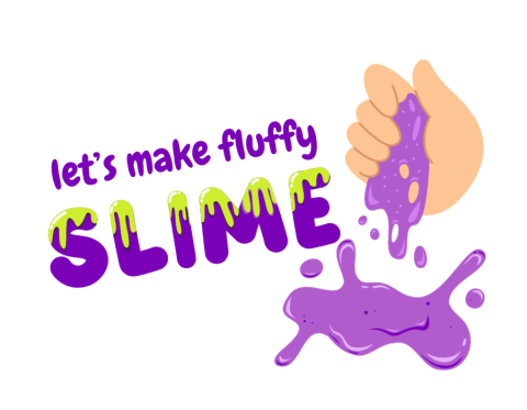 Slime program for kids promotional flyer
