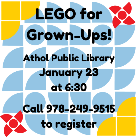 LEGO for Grown Ups January 23