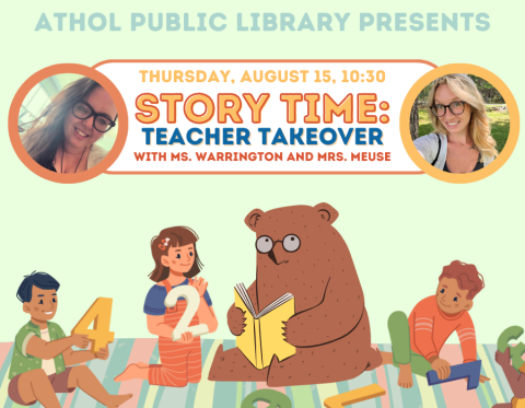 story time: teacher takeover (features photos of our guest teachers)