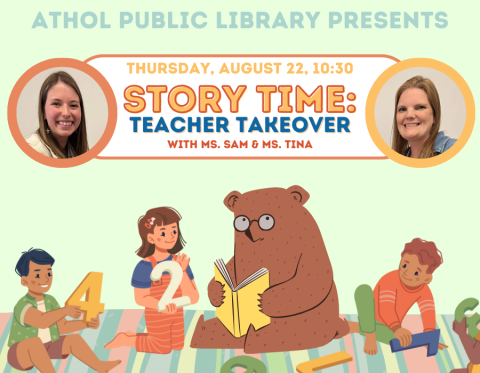 story time: teacher takeover (features photos of our guest teachers)