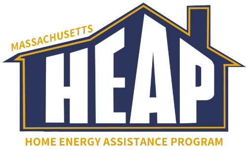 fuel assistance logo - silhouette of a house with the letters HEAP