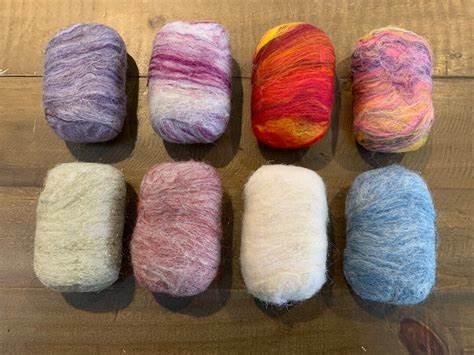 felted soaps in many colors