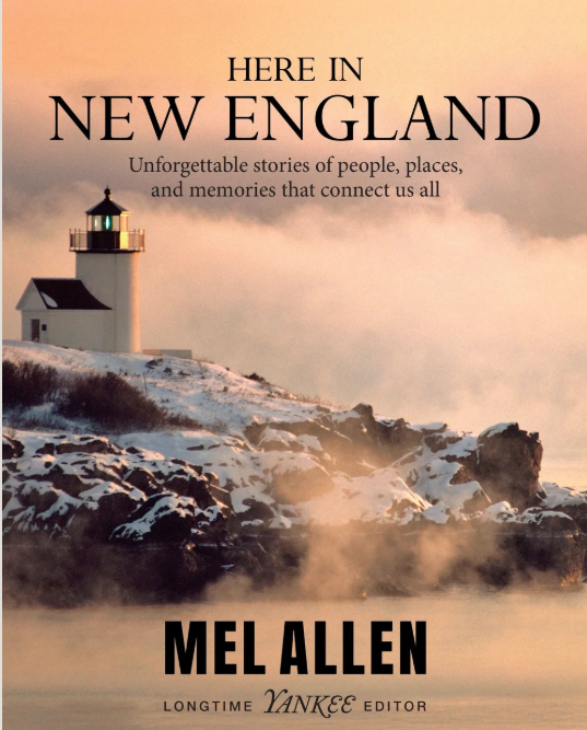 Mel Allen book cover showing lighthouse on pale orange background
